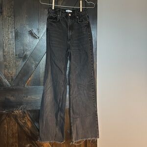 Zara Black Straight Leg Jeans